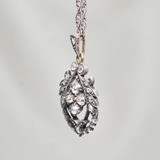 画像2: ゴールド・シルバー・ダイヤモンドペンダント (2)