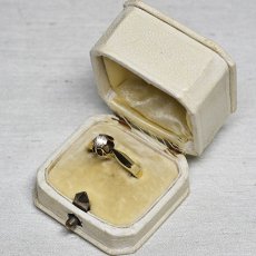 画像11: ゴールド・ダイヤモンドリング (11)