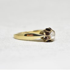 画像6: ゴールド・ダイヤモンドリング (6)