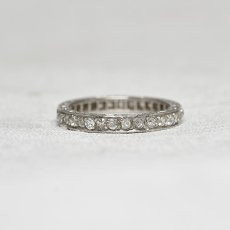 画像5: Sold（Pt）・ダイヤモンド・エタニティリング (5)