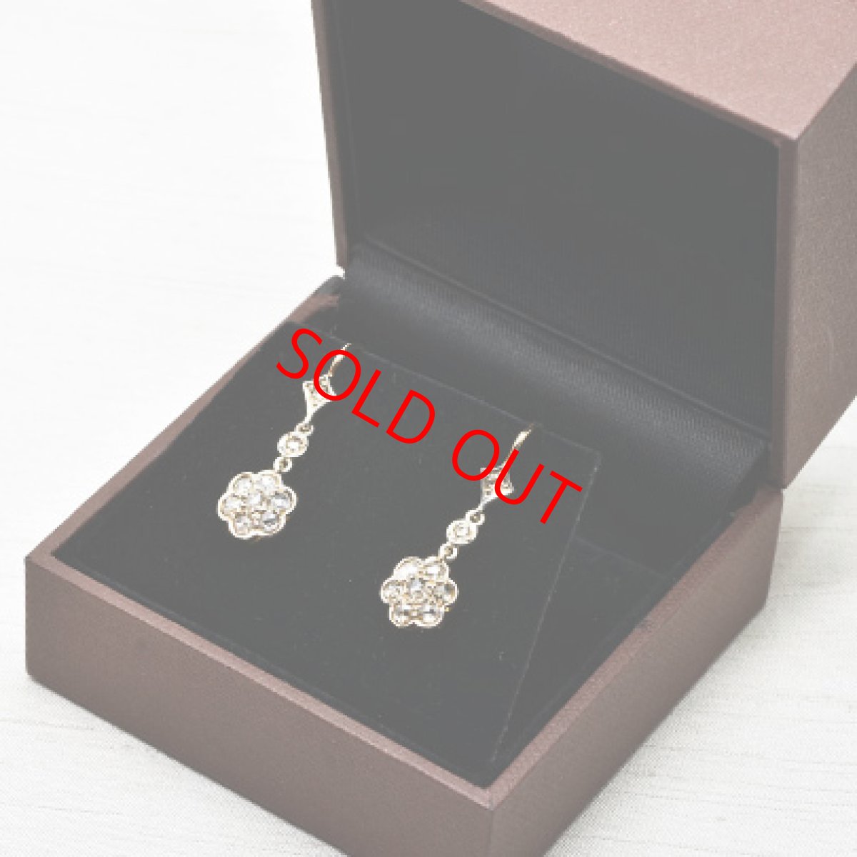 画像5: Sold 17ct(sv).ダイヤモンドイヤリング (5)