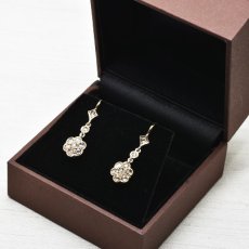 画像5: Sold 17ct(sv).ダイヤモンドイヤリング (5)