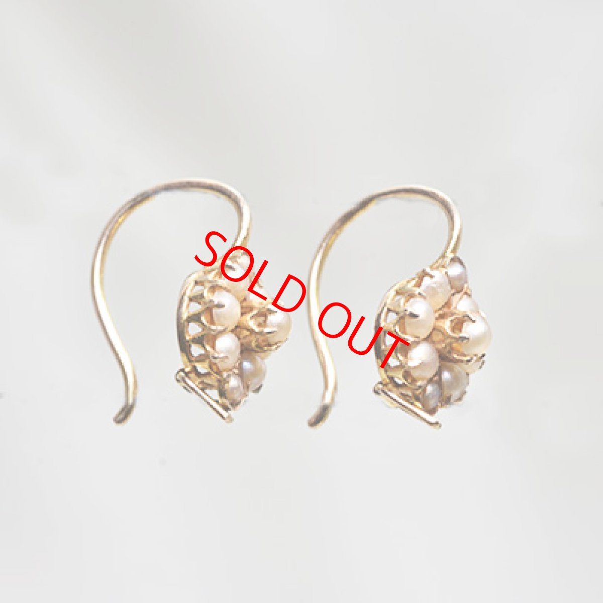 画像2: Sold 14ct.パールイヤリング (2)