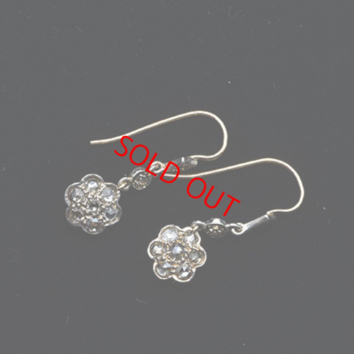 画像4: Sold 17ct(sv).ダイヤモンドイヤリング (4)