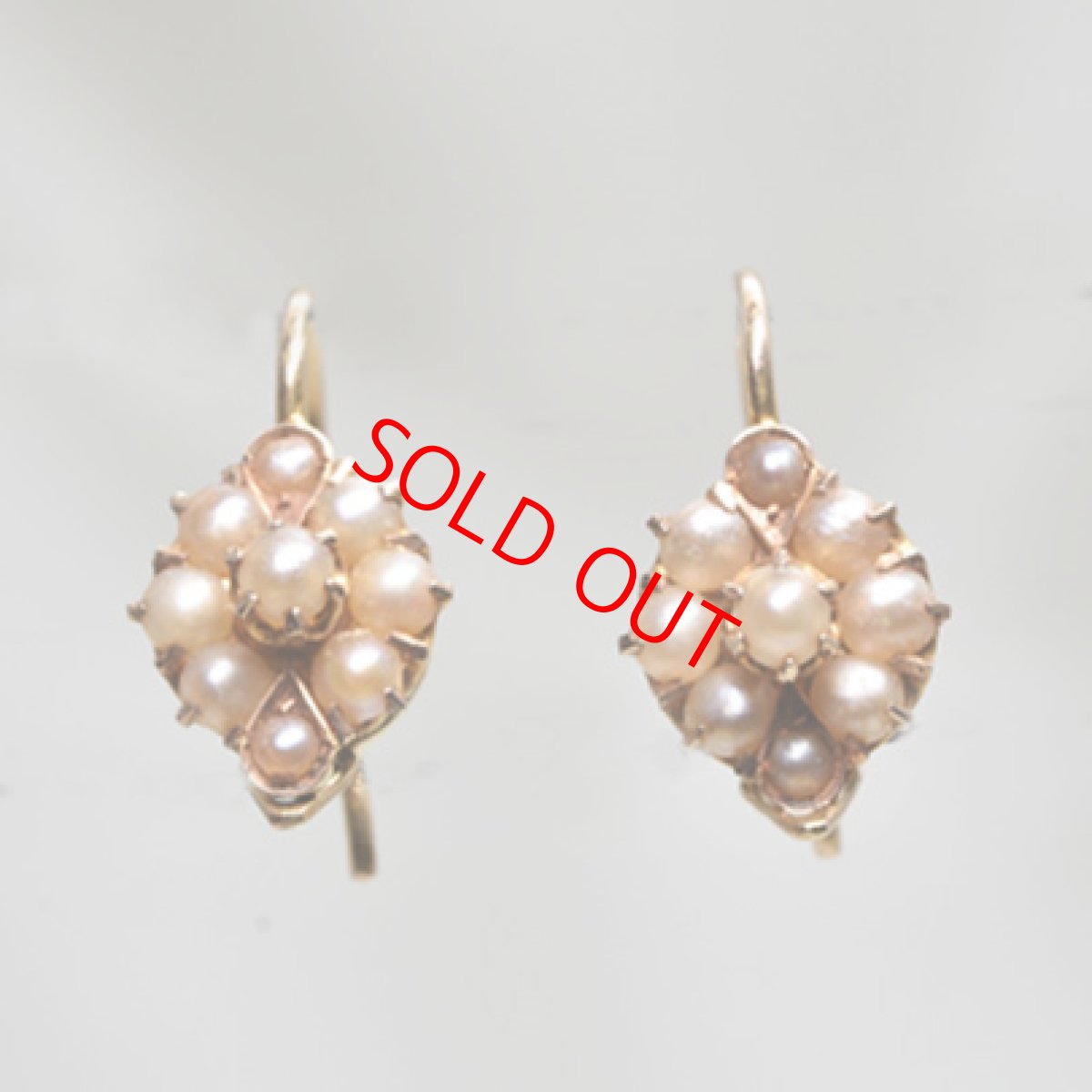 画像1: Sold 14ct.パールイヤリング (1)