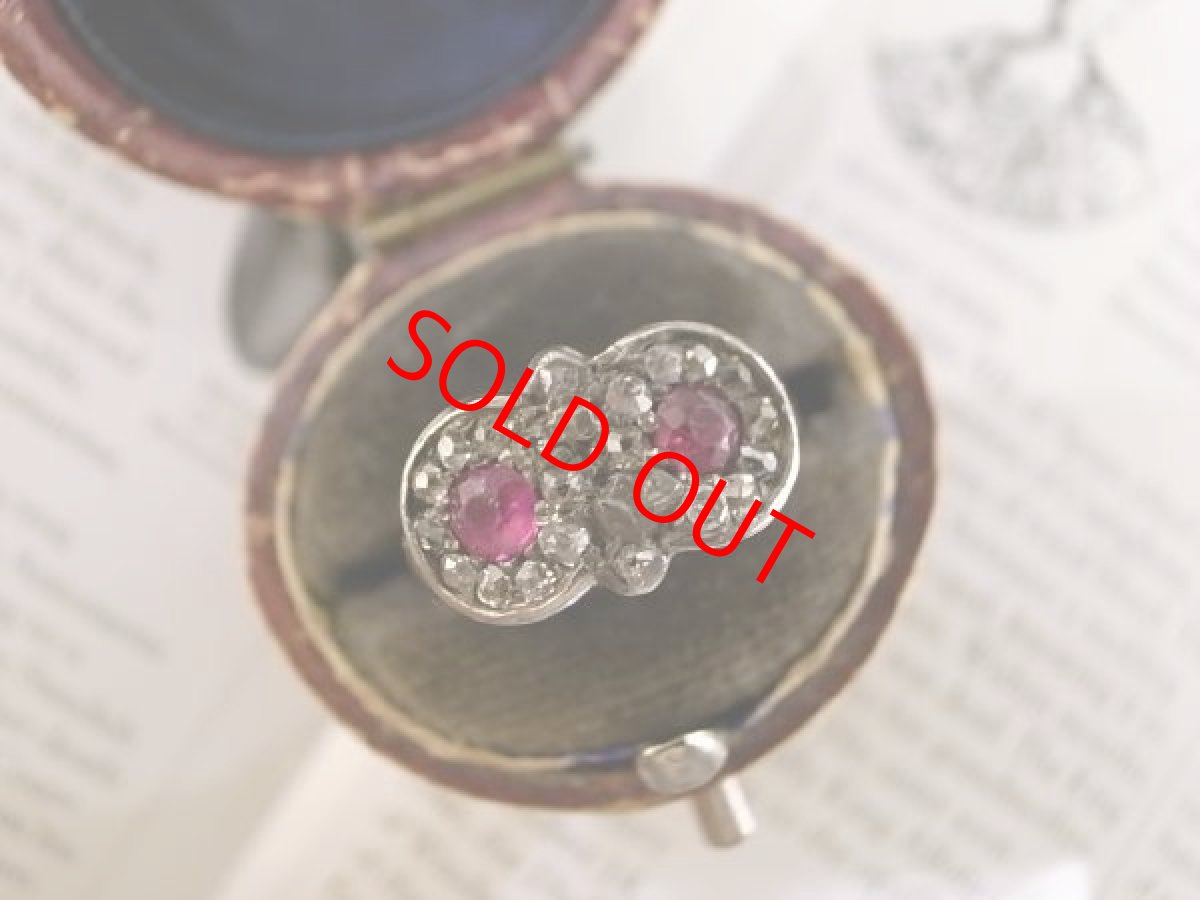 画像1: Sold 18ct,sv,ルビーダイヤモンドリング　T様用 (1)