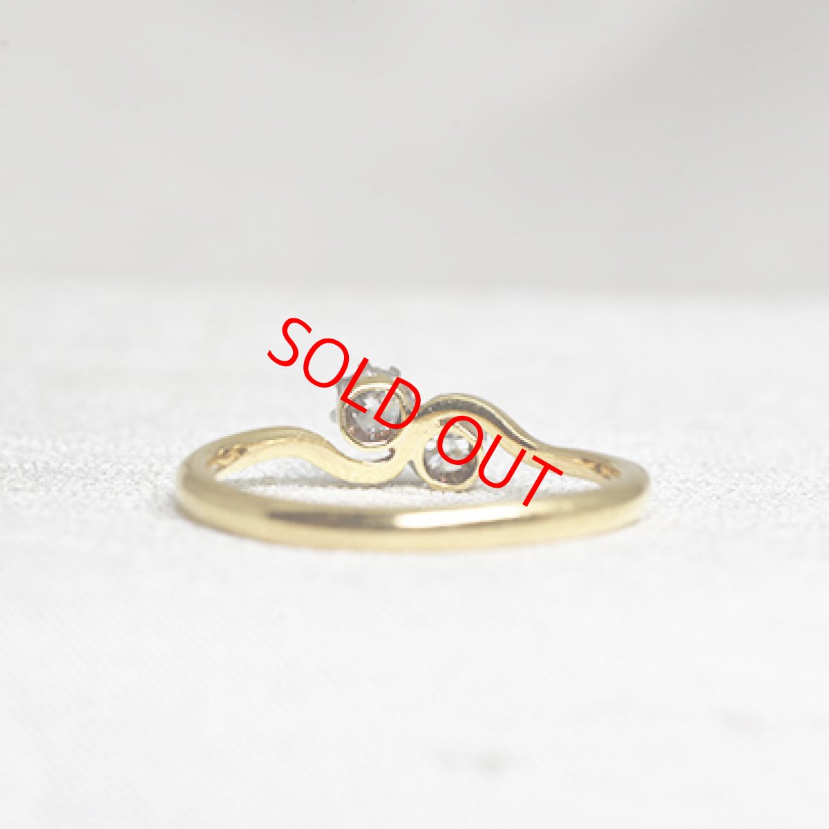 画像3: Sold 18ct.ダイヤモンドリング (3)