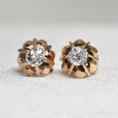 画像1: Sold G.ダイヤモンドイヤリング (1)