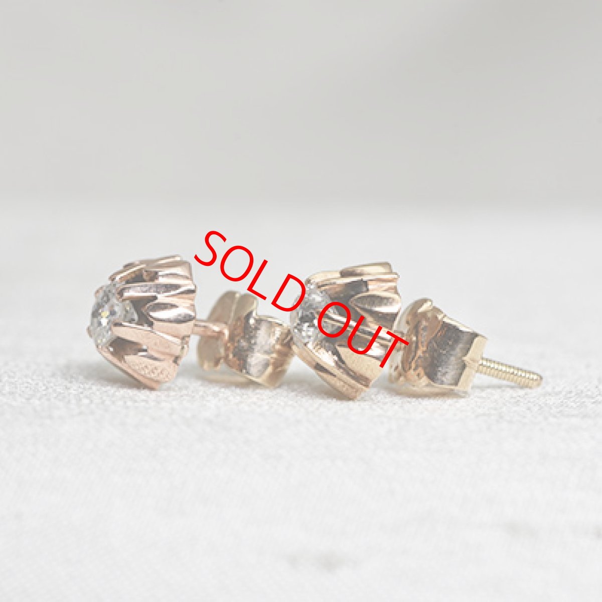 画像2: Sold G.ダイヤモンドイヤリング (2)