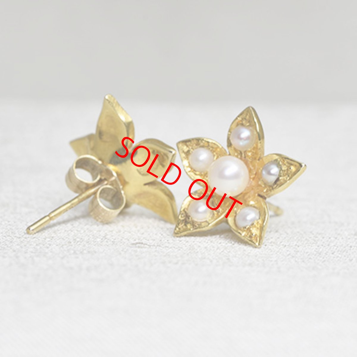 画像4: Sold 9ct.パールイヤリング (4)