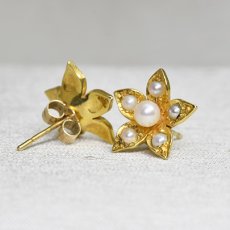 画像4: Sold 9ct.パールイヤリング (4)