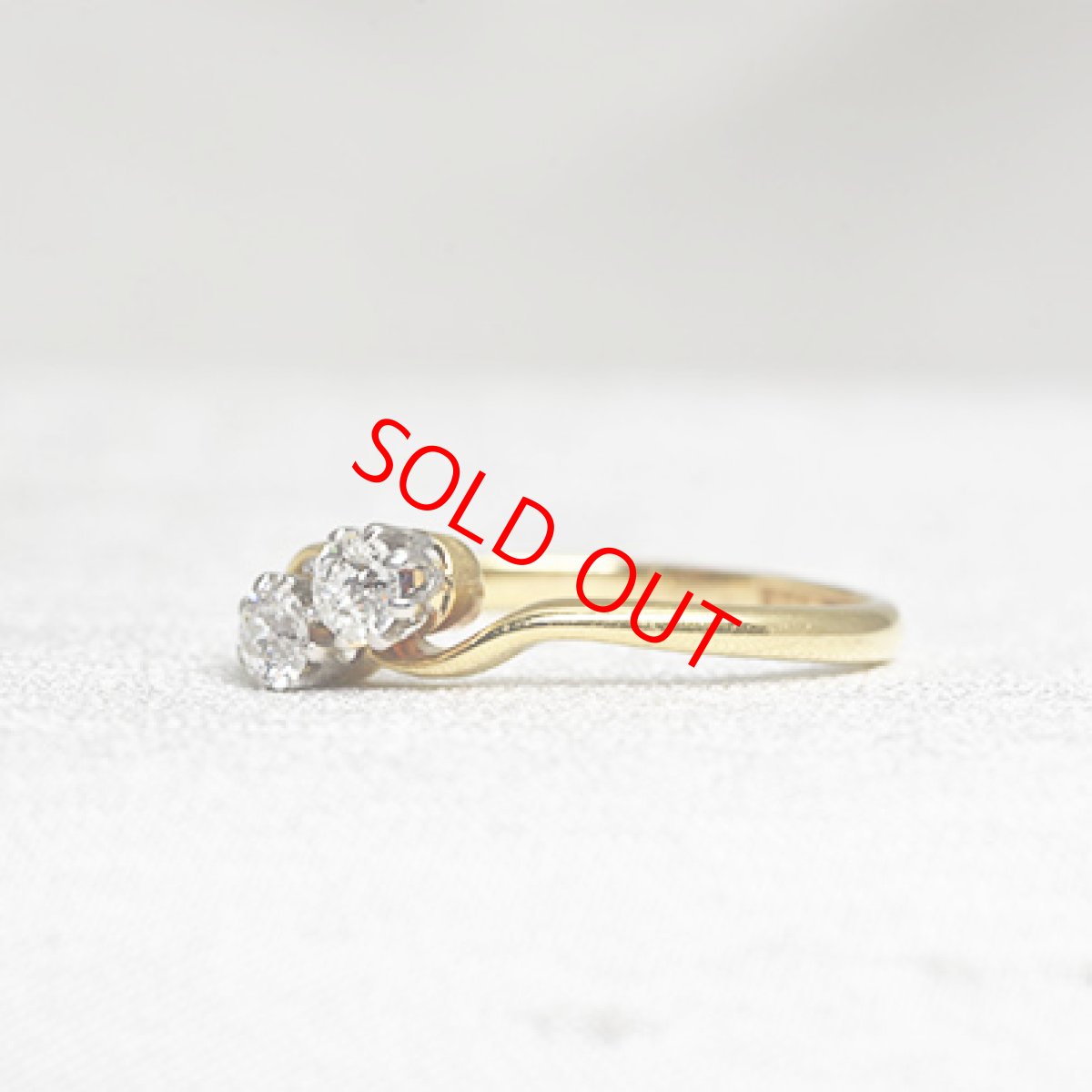 画像4: Sold 18ct.ダイヤモンドリング (4)