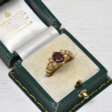 画像6: Sold G.ガーネット パールリング (6)