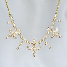 画像1: Sold 15ct,パールネックレス (1)