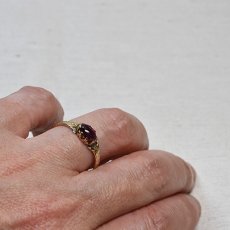 画像10: 22ct,ガーネットリング (10)