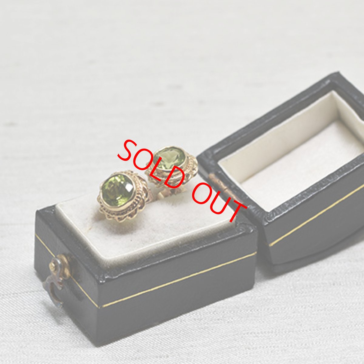 画像7: Sold 9ct,ペリドットイヤリング (7)