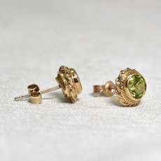 画像5: Sold 9ct,ペリドットイヤリング (5)