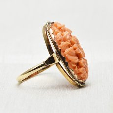 画像2: 14ct.コーラルリング (2)