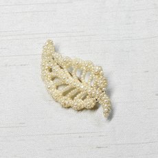 画像2: Sold ゴールド・パールブローチ (2)