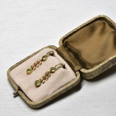 画像6: 15ct,パール・ペリドットイヤリング (6)