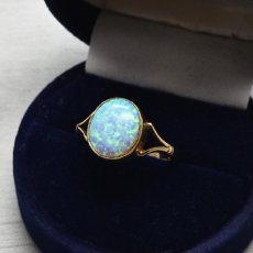画像1: Sold 9ct.オパールリング (1)