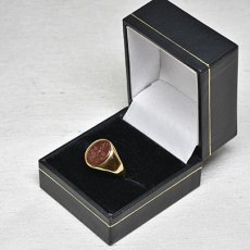 画像8: Sold 18ct.コーネリアン インタリオリング (8)