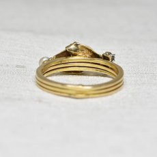 画像3: 15ct.ダイヤモンドパールリング (3)