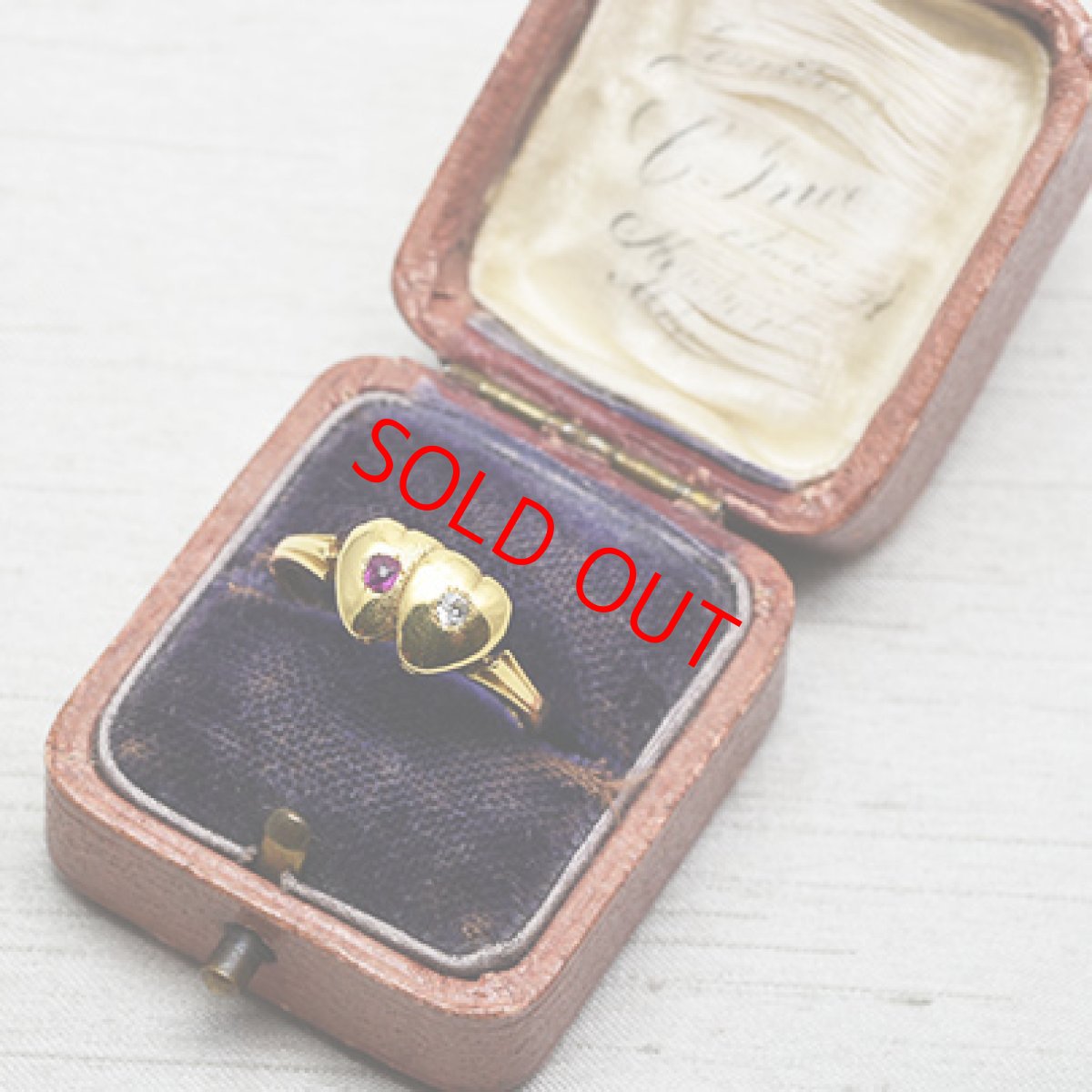 画像5: Sold 18ct.ルビーダイヤモンドリング (5)
