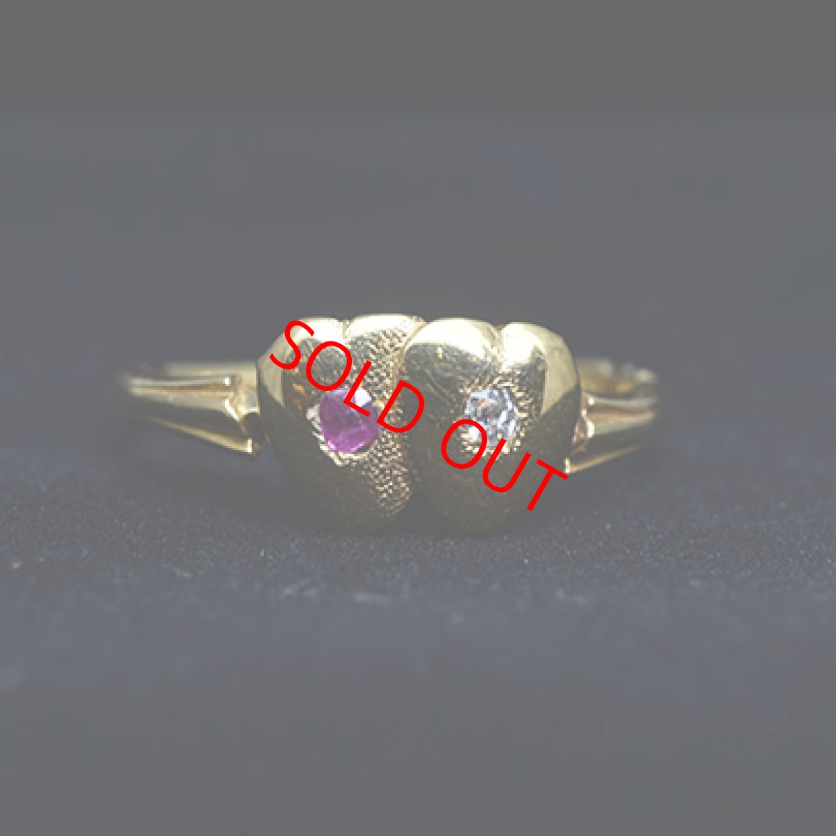 画像4: Sold 18ct.ルビーダイヤモンドリング (4)