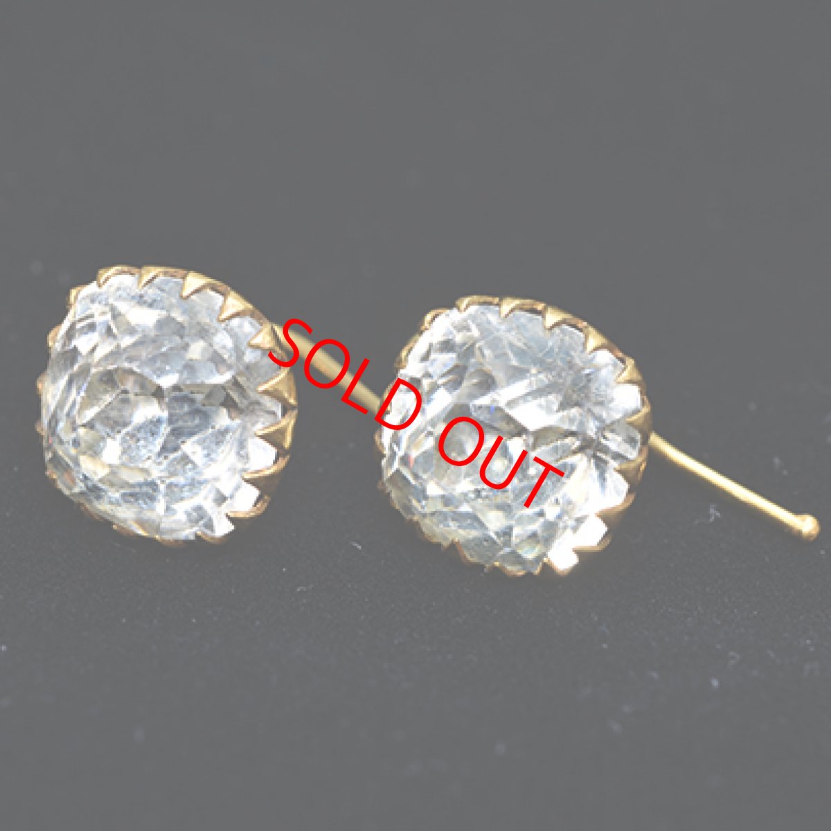 画像6: Sold メタルグラス イヤリング (6)