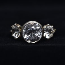 画像6: G.Sv シンセティックサファイアリング (6)