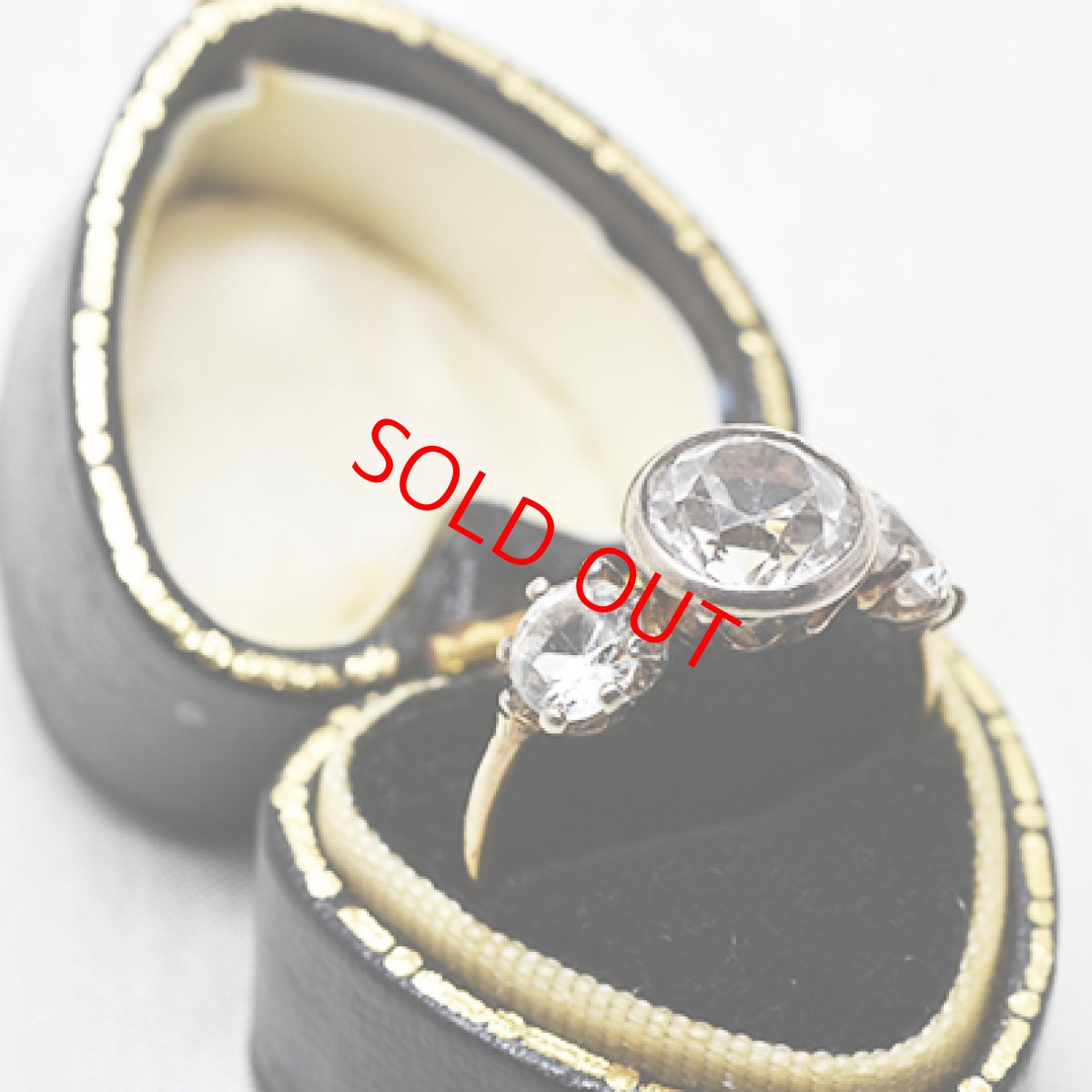 画像5: Sold  G.Sv シンセティックサファイアリング (5)