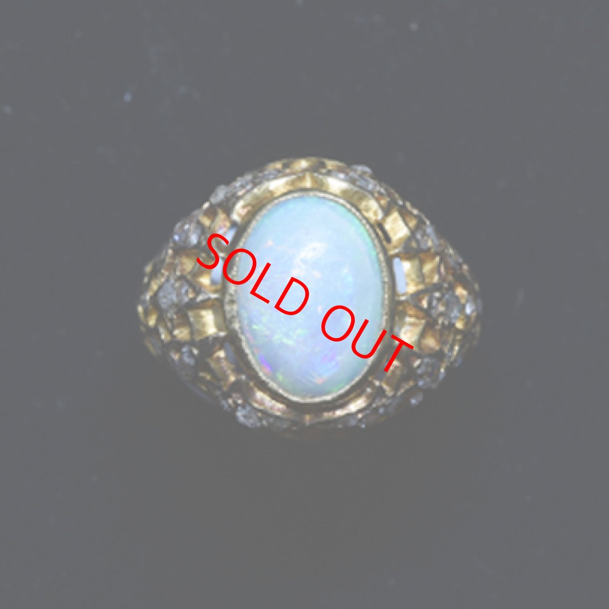 画像5: Sold 18ct.オパールダイヤモンドリング (5)