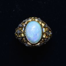 画像5: 18ct.オパールダイヤモンドリング (5)