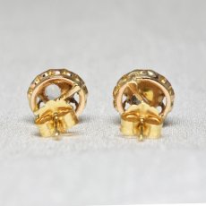画像4: Sold 18ct,ダイヤモンドイヤリング　 (4)