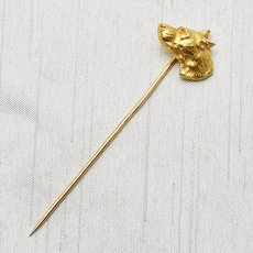 画像1: 18ct,ピンブローチ (1)