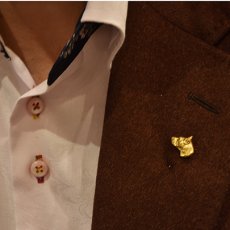 画像7: 18ct,ピンブローチ (7)