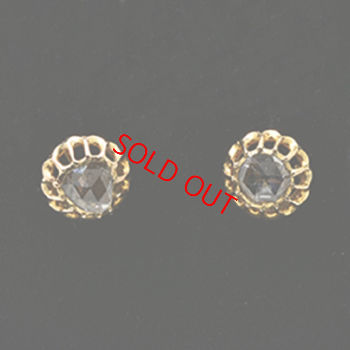 画像6: Sold 18ct,ダイヤモンドイヤリング　 (6)