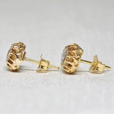 画像3: Sold 18ct,ダイヤモンドイヤリング　 (3)