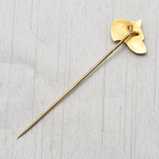 画像2: 18ct,ピンブローチ (2)