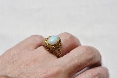 画像9: 18ct.オパールダイヤモンドリング (9)