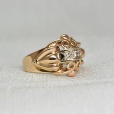 画像2: 18ct.ダイヤモンドリング (2)