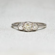 画像1: 14ct,ダイヤモンドリング (1)