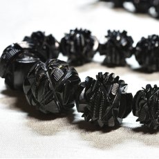 画像4: Sold 9ct,ジェットネックレス (4)