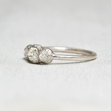 画像2: 14ct,ダイヤモンドリング (2)