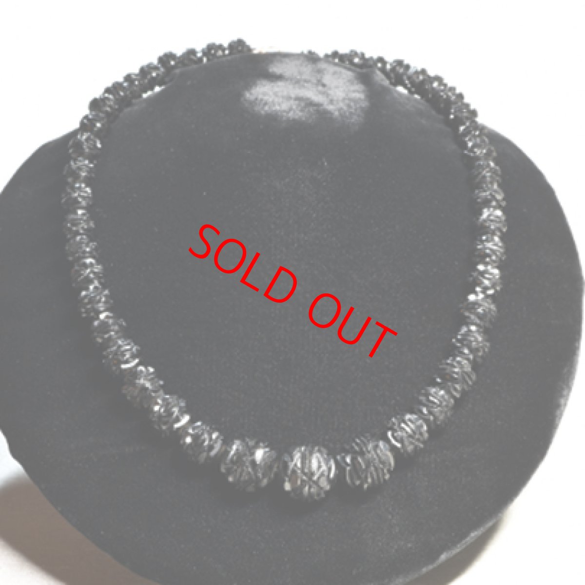 画像5: Sold 9ct,ジェットネックレス (5)