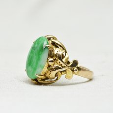 画像4: Sold 9ct.翡翠リング (4)