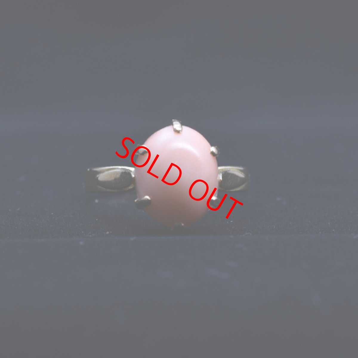 画像6: SOLD 18ct.コーラルリング (6)