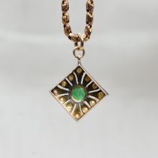 画像3: Sold 7ct.エメラルドパールペンダント (3)
