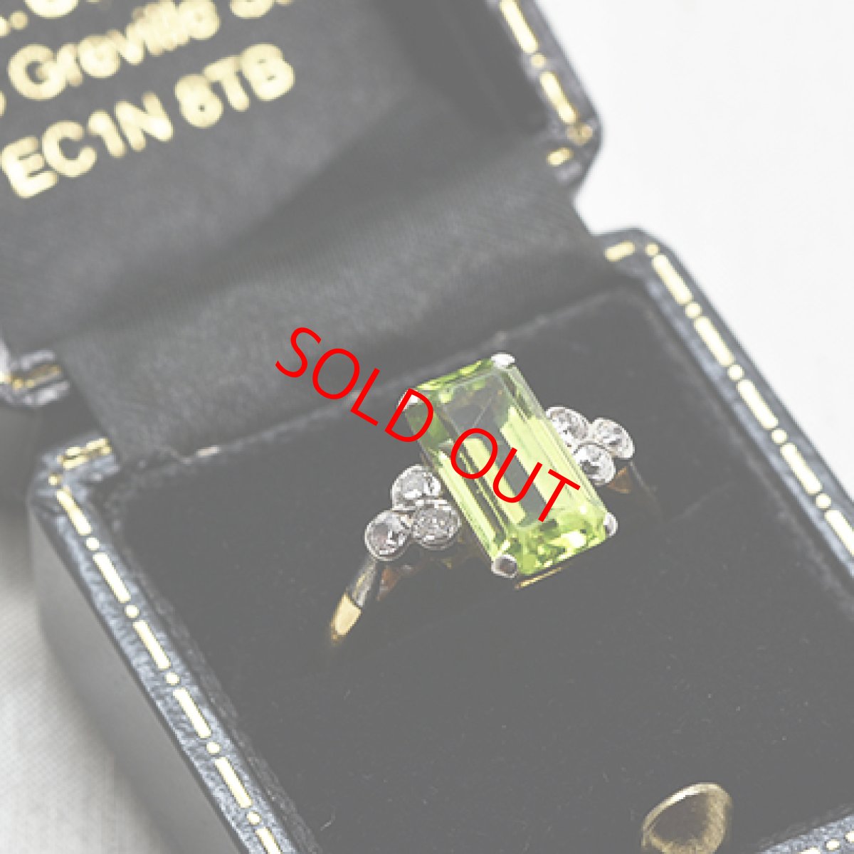 画像5: 18ct.ペリドットダイヤモンドリング (5)